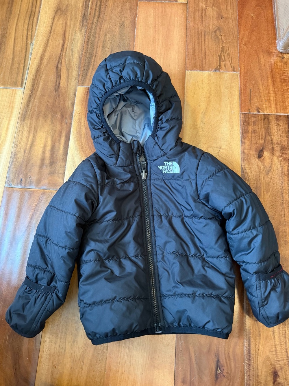 The North Face Black Puffer Hooded Jacket